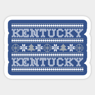 Kentucky Ugly Christmas Sweater Sticker